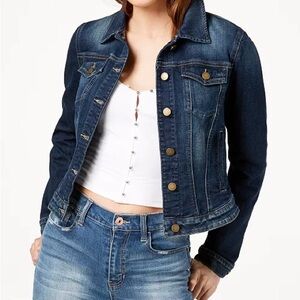 Guess Dark Blue Denim Jean Jacket size M * NWOT*